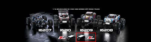 Kemza 2Pcs Original 3S Battery For Hyper Go, 11.1V 1050Mah 25C, Compatible For 16207 16208 H16Bm H16Dr H16Gt 1/16 Brushless Rc Truck Rc Car #TOP3
