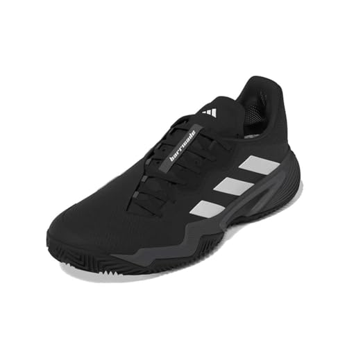 Image of adidas Men's Barricade M Clay Sneaker, Core Black FTWR White Grey Five, 14.5