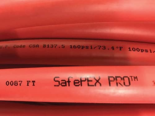 Flair-it 16201 Safepex Pro Pex Tubing, 1/2 X 5', Red