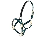 Individuelle Anpassung: Nasen- und Genickriemen lassen sich dank der Dornschnallen präzise anpassen. Das Halfter ist 2-fach verstellbar, um eine ideale Passform zu gewährleisten.