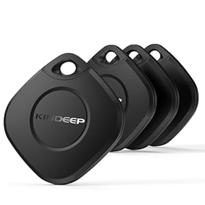 Air Tracker Tag-4 Pack: Smart GPS Tracker Work with Apple Find My (iOS only), Luggage Tracker Tag Keys Finder for Suitcases Bags Dog Pets, Locator Tracking Device for Travel Home Outdoor Hiking