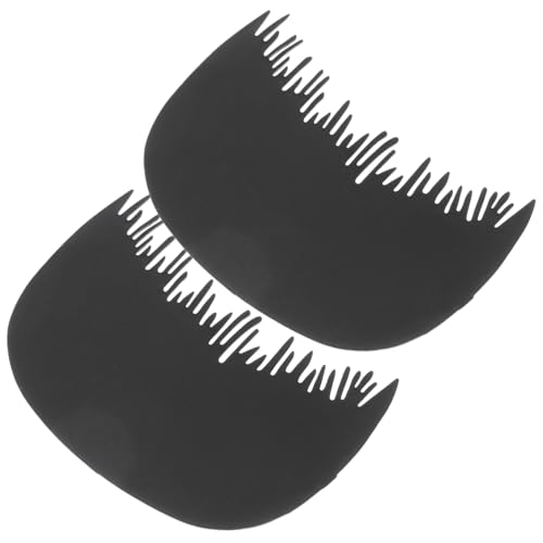 ABOOFAN 2 piezas Peine para Línea Capilar con Protector para Hombre y Mujer Facilita la Aplicación de para Engrosar el Cabello Material Seguro y Uso Portátil