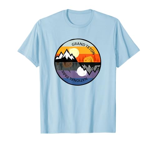 Recuerdo retro vintage del Parque Nacional Grand Teton Camiseta