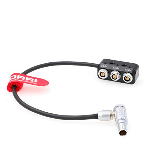 Cable EXT de 7 pines en ángulo recto para rodajes fluidos con configuraciones de cine compactas