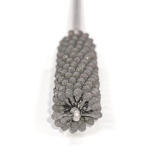 Image of Flexible Cylinder Hone Tool Engine Brake Cylinder Deglazer & Bore Refinishing Brush | Ball Style Abrasive for Honing, Deburring & Cross-Hatching (7 /8 inch (22.2mm), 320)