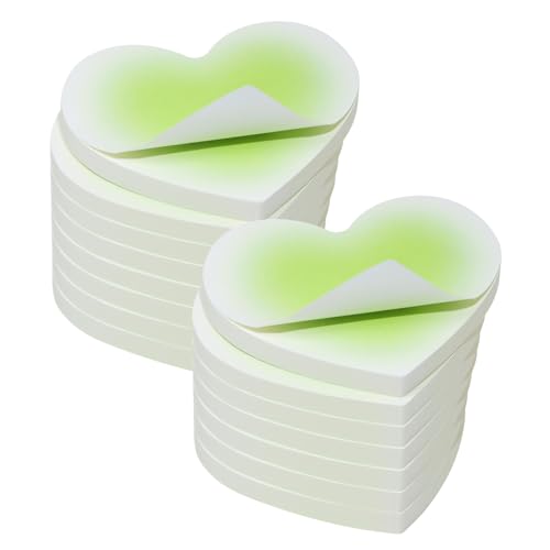 Notes adhésives en papier kraft vert pastel pour annotations et onglets vierges de bureau