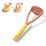 SHU Crusheur de Pomme de Terre Aliments supplémentaires Potato Pumpkin Pumpkin Trowing Uniforme Pressure Press Handle Pandon (Color : C)