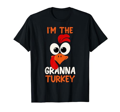 Sono The Granna Turkey Face Family Matching Thanksgiving Maglietta