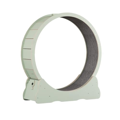 キャットホイール 猫の車輪 猫 ホイール 大型 猫 ホイール 猫 ルームランナー 猫 回し車 猫爪とぎ 自走式キャットウォーク ロック装置内蔵 TPE静音低ノイズローラー ルームランナー 交換可能 室内飼い猫の運動不足を改善 低騒音 組み立て簡単 室内 (