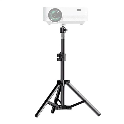 Projectorstand - Universals Metal Tripod Stand, Foldable Laptop Floor Stand | Multifunctional DJ Racks, Camera & Light, Perfect For Office, Home, Outdoor Movies