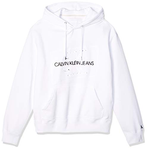 Preisvergleich Produktbild Calvin Klein Sweatshirt Monogram Outlined Pop Weiß, Weiß 48 DE / XL