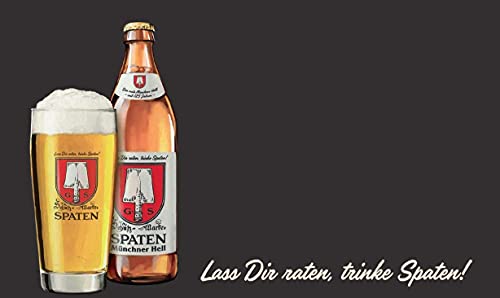 SPATEN Münchner Hell Flaschenbier, MEHRWEG im Kasten, Helles Bier aus München (20 x 0.5 l)