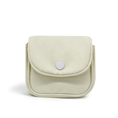 Women Coin Purse, Cute Zipper and Button-Snap Closure Small Wallet, Canvas Wallet Women for Traveling Working