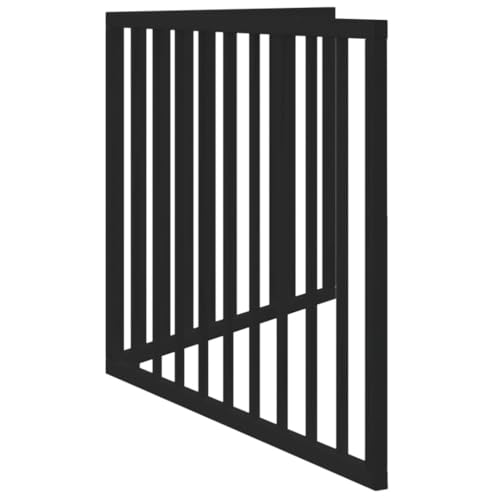 Barrière pour chien sans perçage bois pliable pour sécuriser escalier - 6