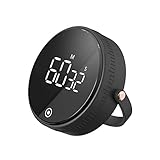 1. Temporizador de gestión de tiempo: 100% nuevo de alta calidad, hecho de material ABS de alta calidad. Cuenta atrás de 99 minutos 55 segundos a cero, o como cronómetro de 0 a 99:55. Hay succión en la parte posterior para colocar directamente en cualquier superficie de hierro. Actualiza la almohadilla de silicona para evitar que se caiga. Nota: Cuando se utiliza, retira la película protectora transparente de la almohadilla de silicona.