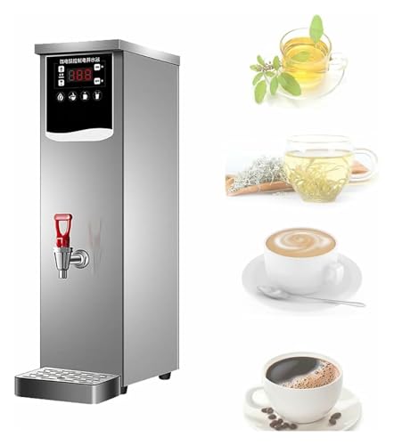 業務用電気ポット 20L, 2500W 瞬間湯沸かし器 オートフィル 省エネ デジタル表示 (60-100℃) オフィス 店舗 厨房 ステンレス製