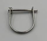 Stainless Steel Locking Pin with Spring Clip – 3/16' x 2' Rust-Free Secure Fastener (1 Pack)