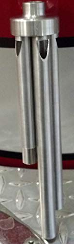 Threaded Base Steam Train Whistle 5 Chime Aluminum
