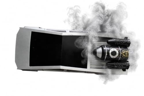 Image of Tesla Cybertruck Model Car RC Toy with Realistic Smoke and Light Feature (Silver Black)