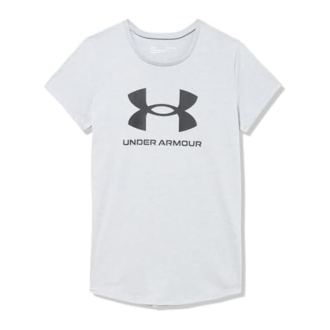Under Armour Sportstyle Logo Short Sleeve T-Shirt 14-16 Years Grey Cover
