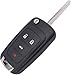 Replacement Folding Keyless Entry Remote Control Key Fob Case For Chevrolet Camaro Cruze Chevy Equinox Sonic Terrain Key Fob No Chip