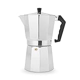 alu espressokocher spülmaschine SPAREN SIE ZEIT: Nutzen Sie das klassische Design einer hochwertigen Espressomaschine für eine gleichmäßige Hitzeverteilung und bereiten Sie 3 Tassen Espresso in ca. 5 Minuten zu.