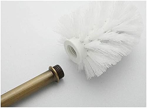 Toilet Brush Toilet Brush and Holder Set，Wall-Mounted Toilet Brush Holder Set with Copper Handle for Bathroom Toilet Cleaning for Home Bathroom