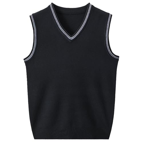 Gilet tricot homme sans manches vêtement hiver maille chaude pull décontracté