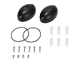 Photocell Sensor for Gate Opener Universal Outdoor Infrared Beam Sensor Sliding Gate Opener Accessory 24V 1 Pair(Transmitter and Receiver)