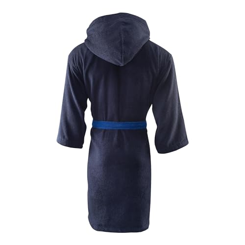 FC Schalke 04 Bademantel navy Kapuze (DE/NL/SE/PL, Alphanumerisch, XL, Regular, Regular, navy)