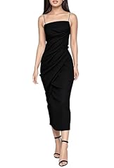 Black Spaghetti Strap Cocktail Dress
