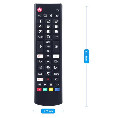 Télécommandes de rechange pour Smart TV LG 4K défectueuse ou perdue