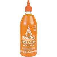 Mayonnaise crémeuse à la Sriracha Saveur épicée et pleine Convient comme sauce ou assaisonnement. Se marie bien avec les apéritifs, la viande et les sandwichs. Contenu : 1 X 740 ml