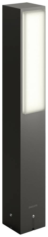 Philips Lighting Stratosphere UltraEfficient Outdoor Path Light, 3.8W, 2700K Warm White Light, Antracite, IP44 Weatherproof