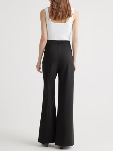 SUNNOW Women's Super Wide Leg Pants, High Rise Palazzo Trousers for Work & Casual, All-Day Comfort4