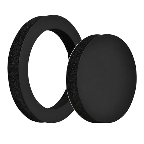 4 Stück 6,5 Zoll Universal-Lautsprechersystem aus Auto-Schaumstoff, selbstklebender Schaumstoff, Hochprallschutz, Ring aus schalldichter Baumwolle
