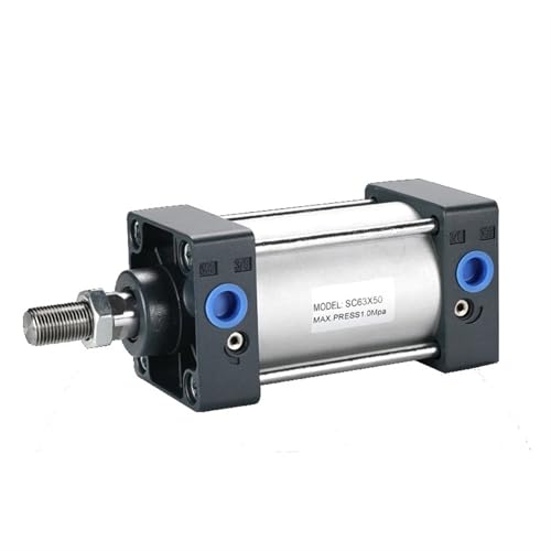 Vérin pneumatique double effet SC 50x150 pour un guidage précis