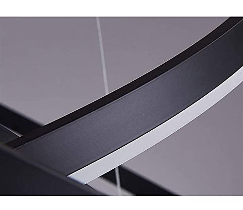 Lustre de salon en acrylique dimmable chic | Grand modèle 150x80cm - 6