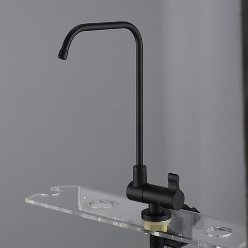 Robinet évier de cuisine noir pivotant 360 mitigeur filtre eau potable