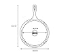 Lodge Cast Iron Griddle and Hot Handle Holder, 10.5", Black/Red #5