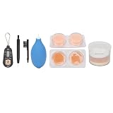 Outil de Nettoyage des écouteurs, Kit de Nettoyage de l'amplificateur Acoustique, Boîte de Rangement, Retrait du Cérumen, Garder Propre pour l'entretien