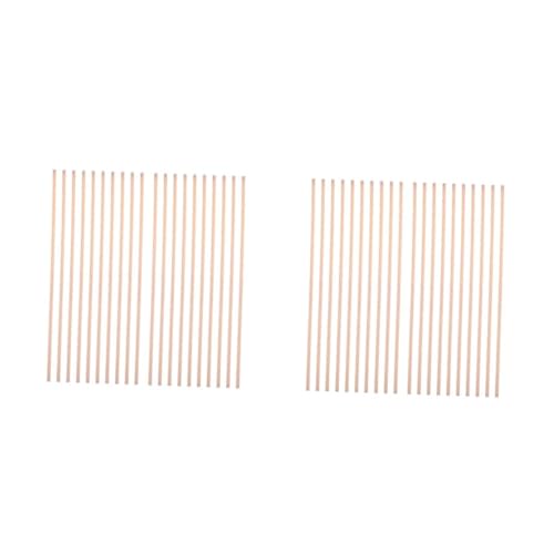 HOMSFOU 2sets Educational Chemistry Kit Mars School Project Wood Rods for Oxygen Combustion Hardwood 20pcs*2