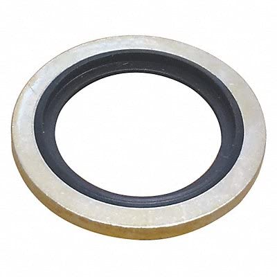Adaptall 9500-06 Series 9500 Carbon Steel Component Bonded Seal for British Thread, BSPP, Carbon Steel