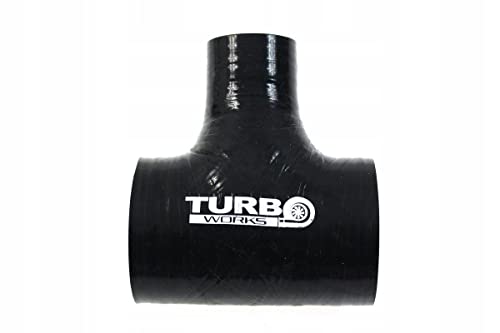 T Piece Blowoff Manguera Negro 77-25mm GV-2668 Desarrollo Rendimiento Silicona Radiador Silicona Manguera Cover