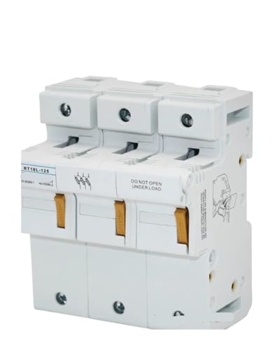MMFURHHAY Zekeringsokkel RT18L-125 3P R017, 500 V, 22 x 58 mm, keramische zekeringkern