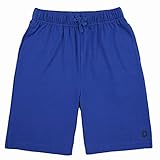 DOTDOG Boys Cotton Shorts Drawstring Athletic Sweat Shorts with Pockets Running Short for Kids Girls