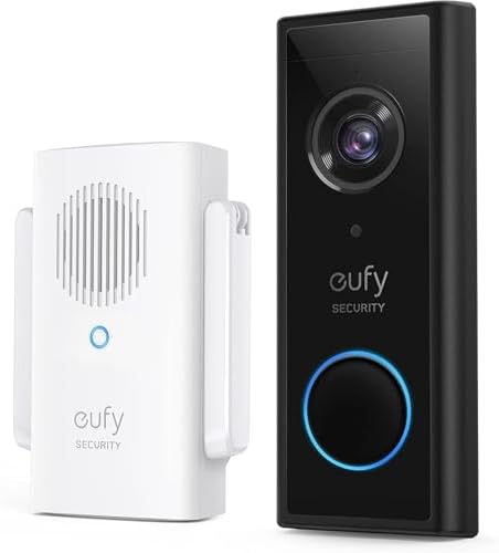 eufy Security Video Doorbell S220, 2K HD Kabellose Sicherheitskam...