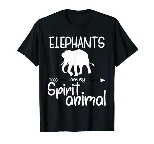 Elephants Are My Spirit - Regalo de animales para hombres y mujeres Camiseta