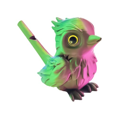 Generisch Juguete de silbato de pájaro | Impresión 3D resistente a las picaduras – Juguete de pipa de agua en forma de pájaro para niñas, preescolar, juego familiar, fiesta de cumpleaños, guardería