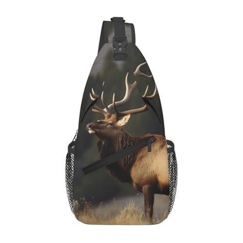 Bolso cruzado bandolera para hombre y mujer negro miniatura 1